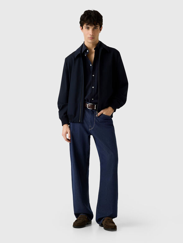 Bomber jacket with collar  - 2