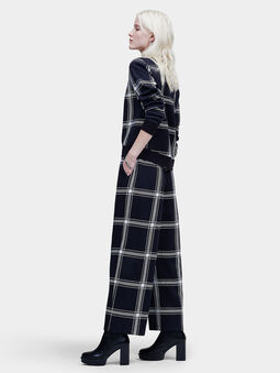 KARL CHECK Trousers - 3