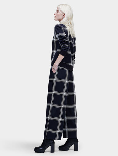 KARL CHECK Trousers - 3