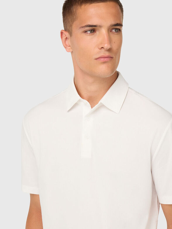 Short sleeved cotton polo shirt - 4