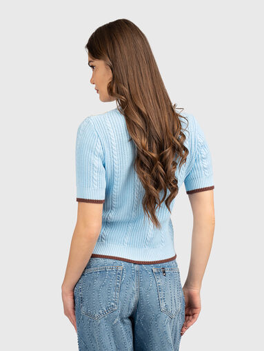 Sweater with contrasting edges - 3