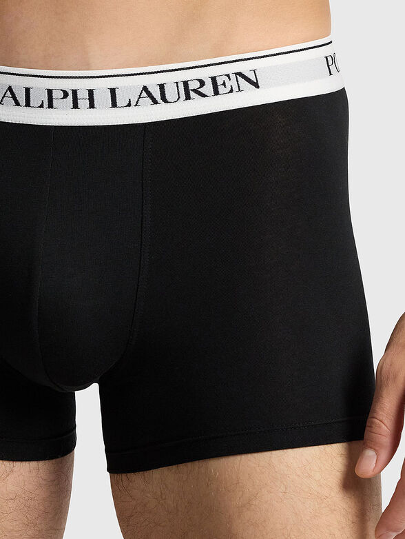 Set of three pairs of boxers with logo accents - 4