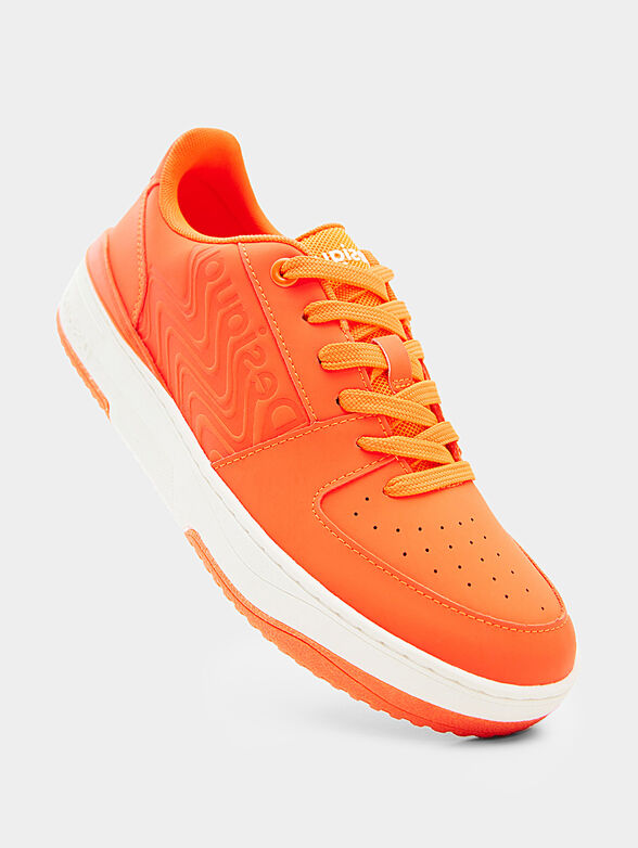Orange sports shoes - 5