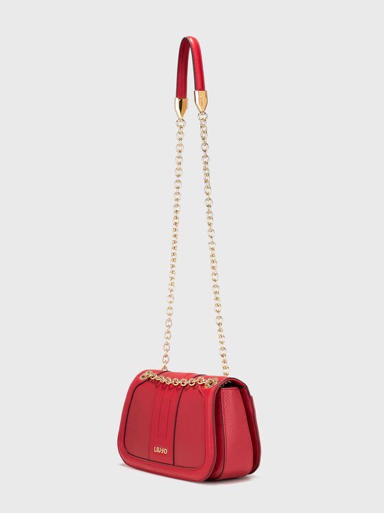 Червена малка кросбоди чанта - 2