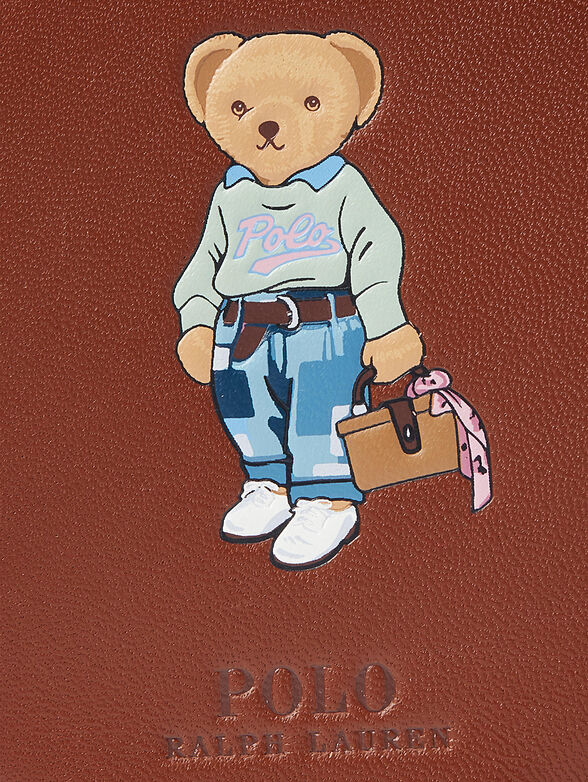 Polo Bear small round leather purse - 4