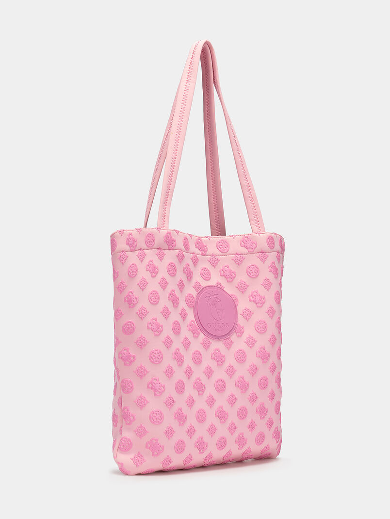 Pink bag with 4G logo print - 3