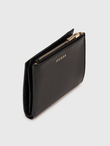 Wallet with gold logo - 3