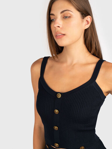 EMMIE short top with golden details - 4