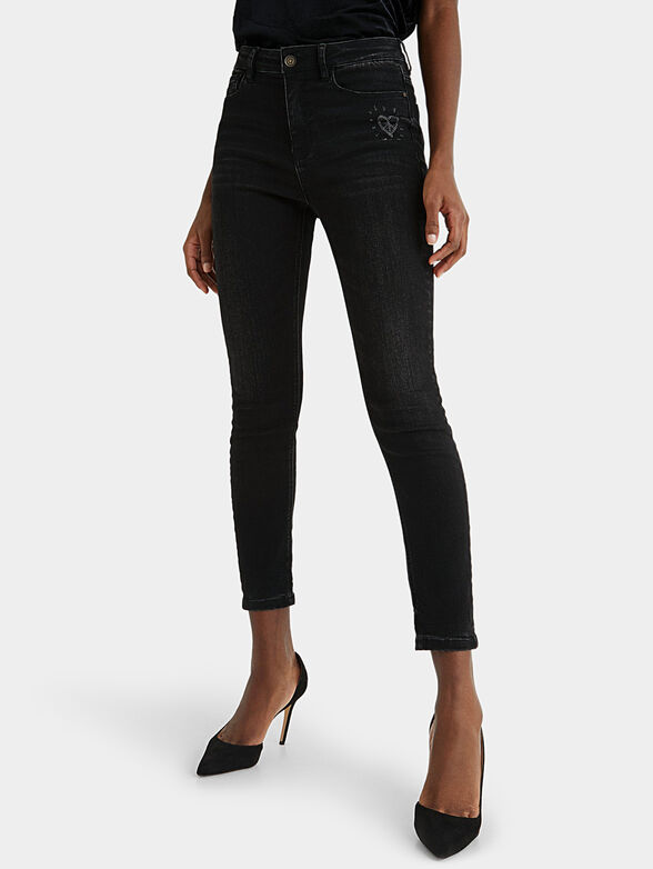 ALBA Jeans with embroidered accent - 1