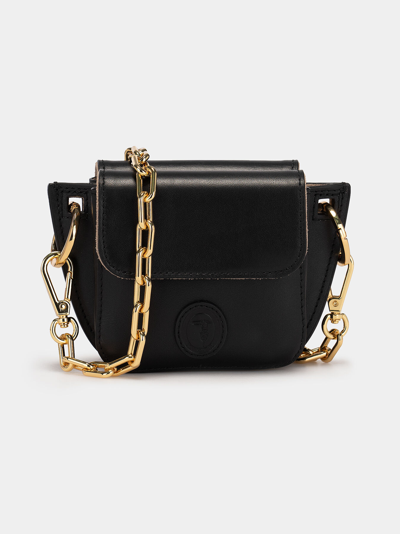 AMARYLLIS crossbody bag with golden chain brand TRUSSARDI