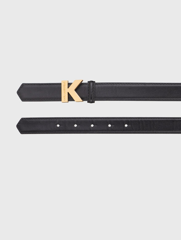 K/LOCK black belt in leather  - 2