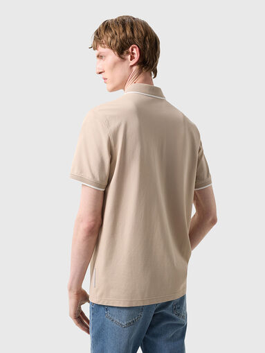 Polo shirt in beige - 3