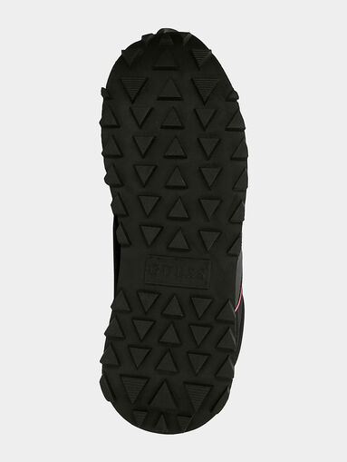 SAMSIN Black sneakers with debossed logo print - 4