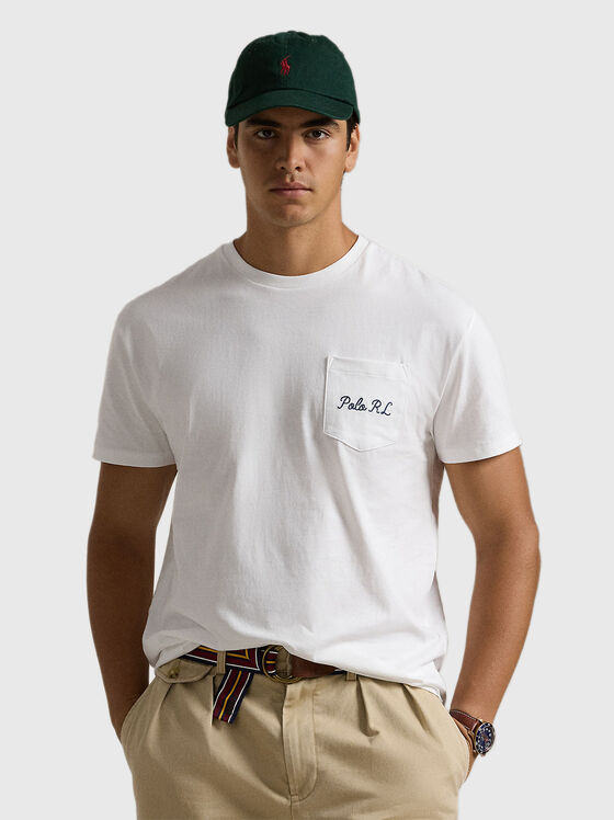 Тениска с принт на гърба - 1