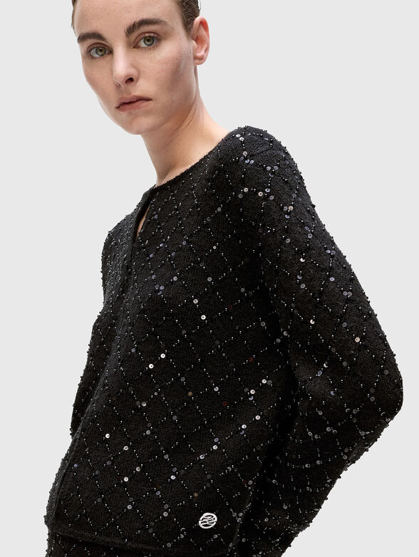 Sequin cardigan - 4