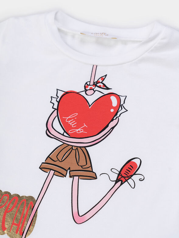 T-shirt with gorgeous print - 2