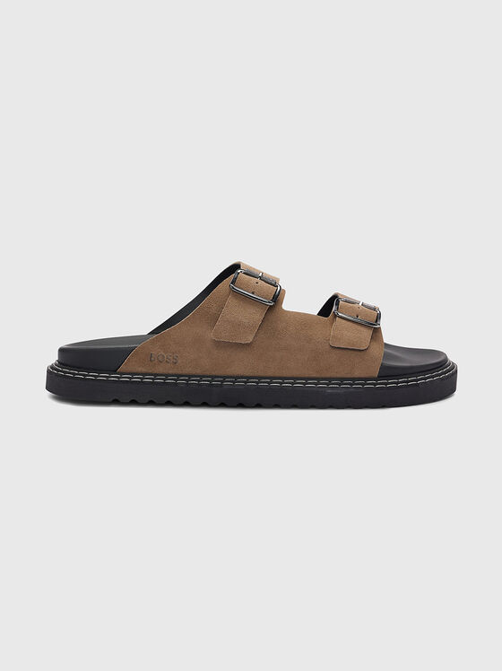 CLIFF sandals with suede details - 1