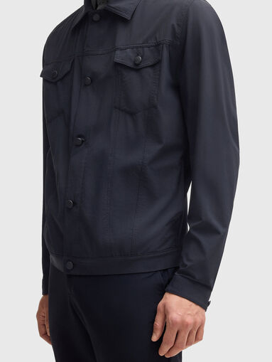 P-CARPER TR-WG-251F overshirt in washable stretch fabric - 5