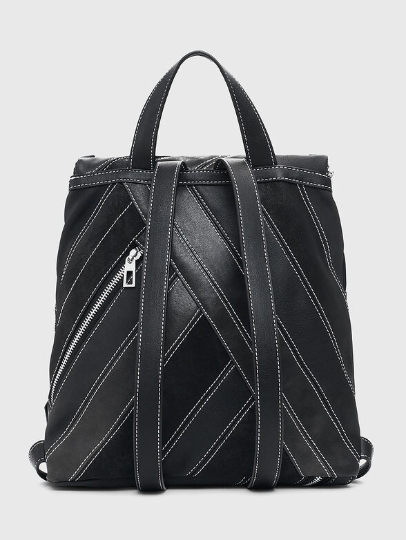 Backpack with accent stitching - 3