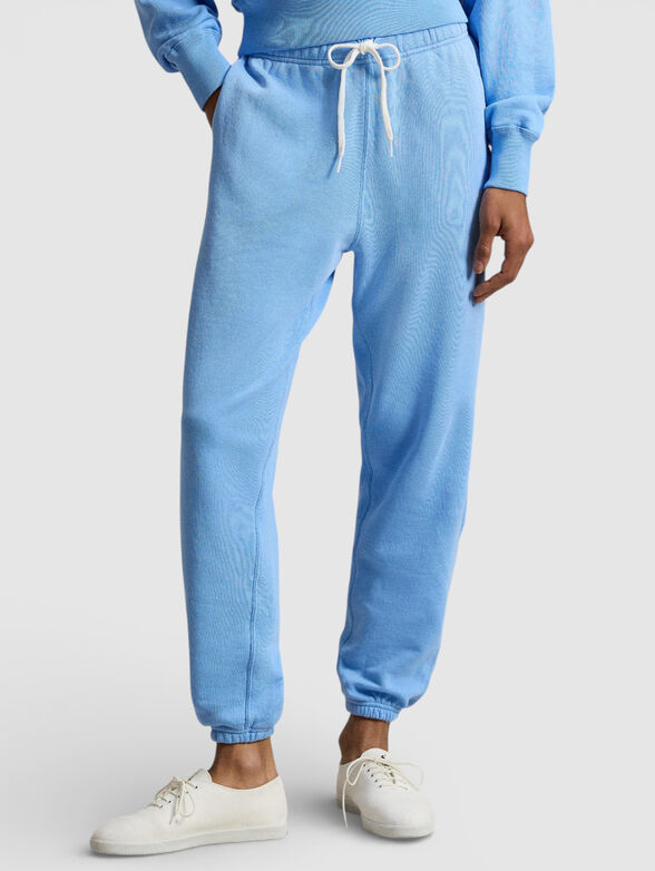 Sports trousers with elastic waist - 1