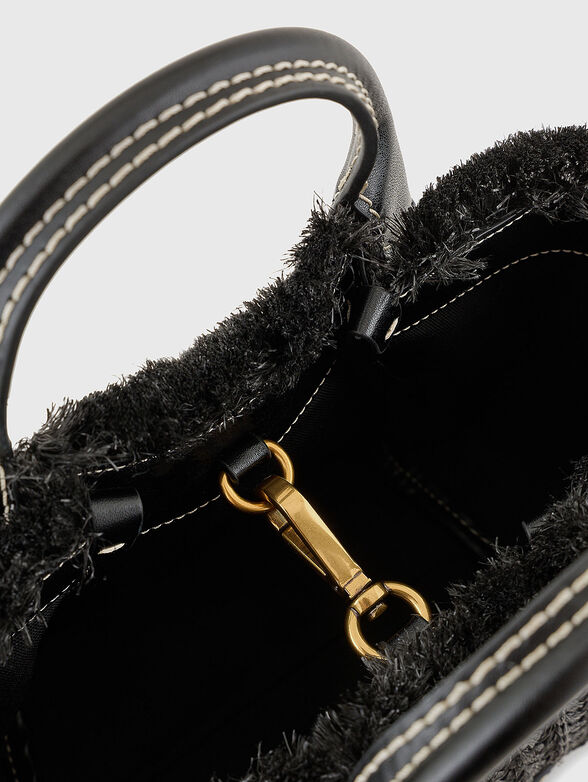 Small handbag with woven texture - 6