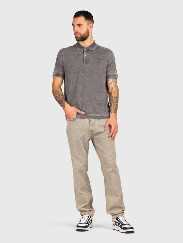 Polo shirt with short sleeves and logo - 2