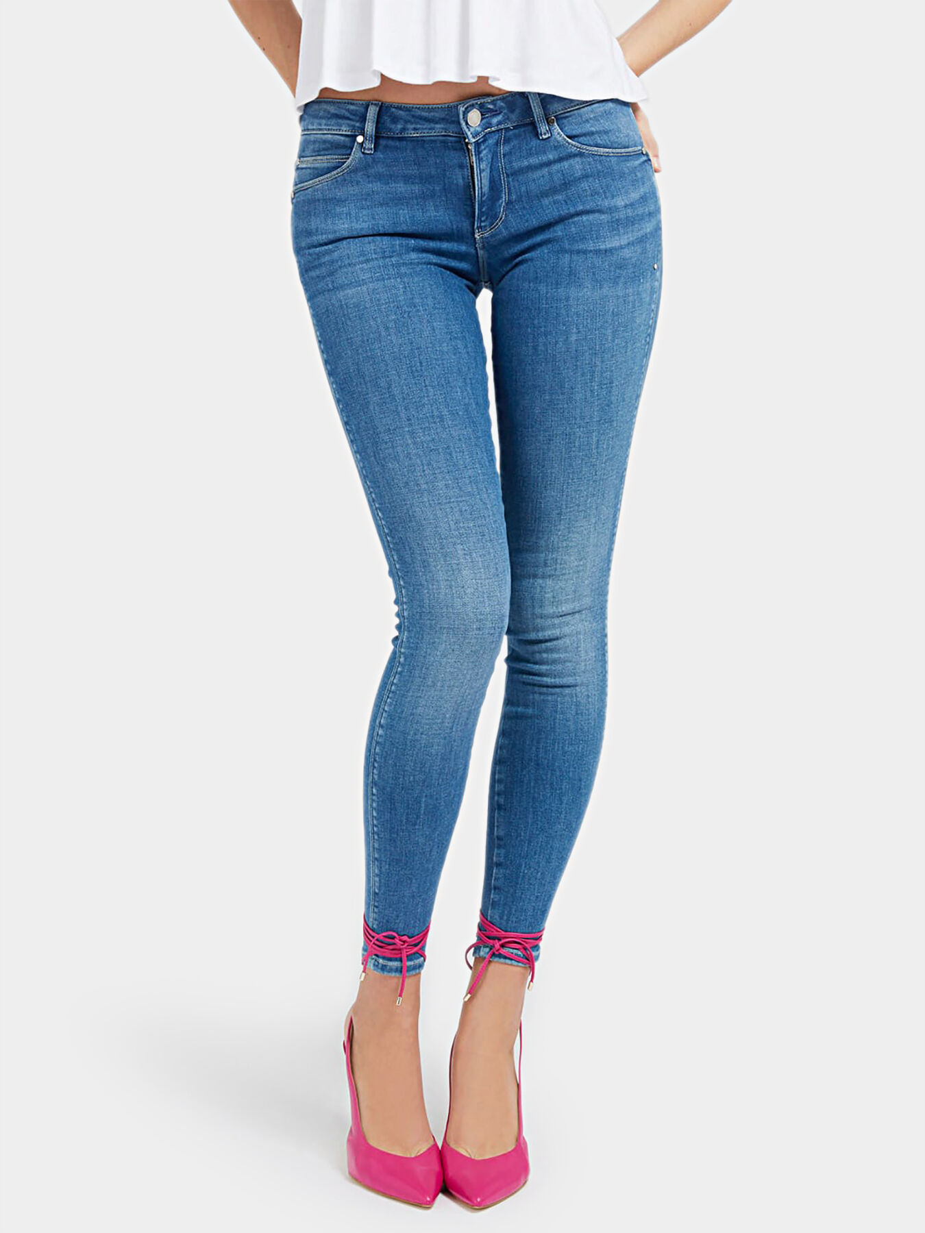 Guess curve x jeans top
