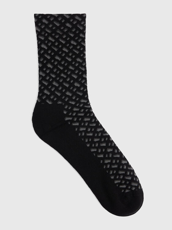 Чорапи QS RIB MONOGRAM CC - 1