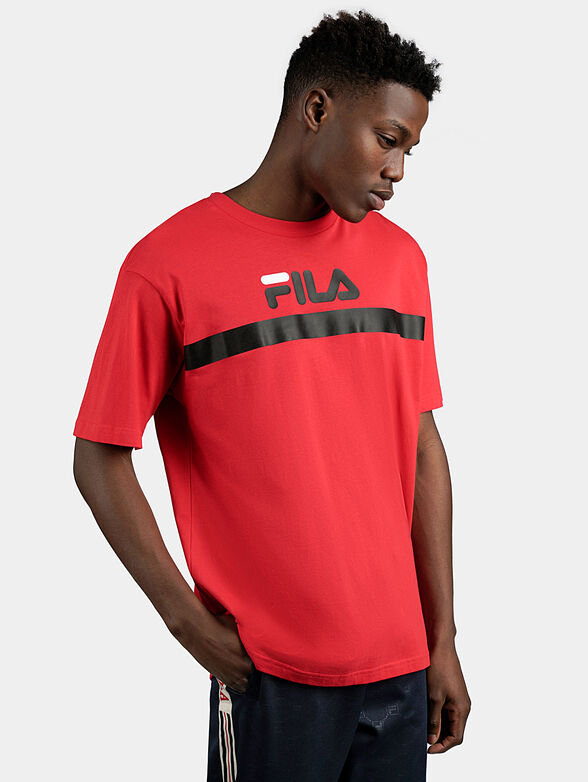 ANATOLI Black T-shirt with back maxi logo - 1