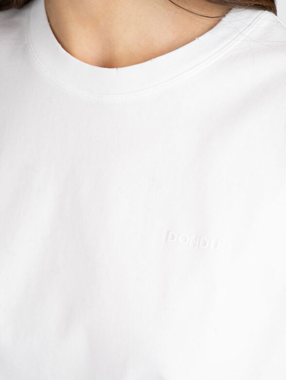 Cropped cotton T-shirt - 4
