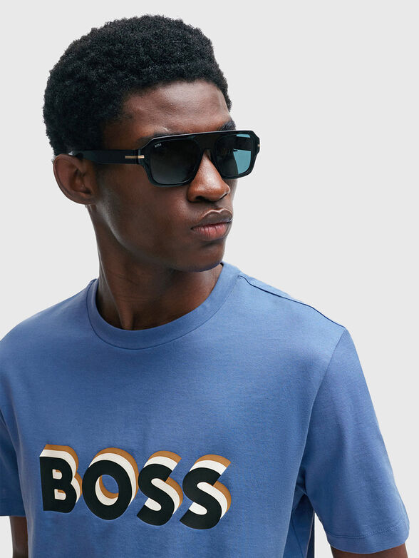 TIBURT cotton T-shirt with contrast logo - 4