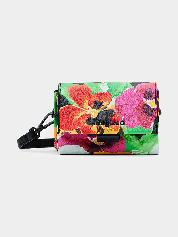 Small crossbody bag with floral print - 1