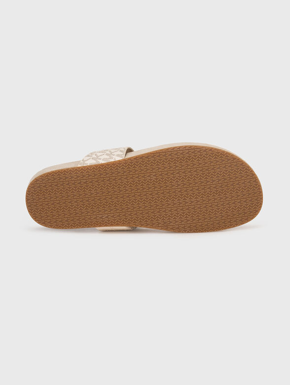 LUCINDA slippers with monogram logo - 5