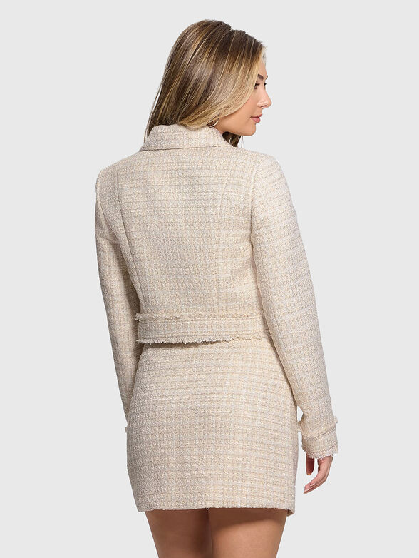 Cropped blazer made of tweed - 3
