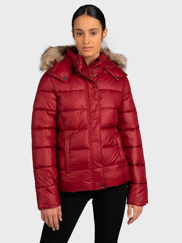 Padded JUNE jacket in black color - 1