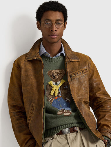 Polo Bear jumper with oval neckline - 4