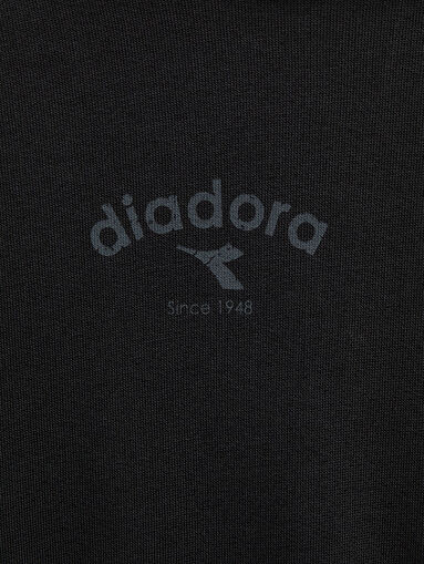 Black sweatshirt with logo detail - 4