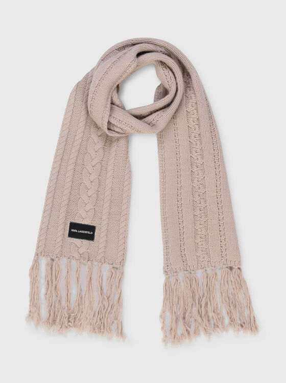 K/ESSENTIAL wool scarf - 1