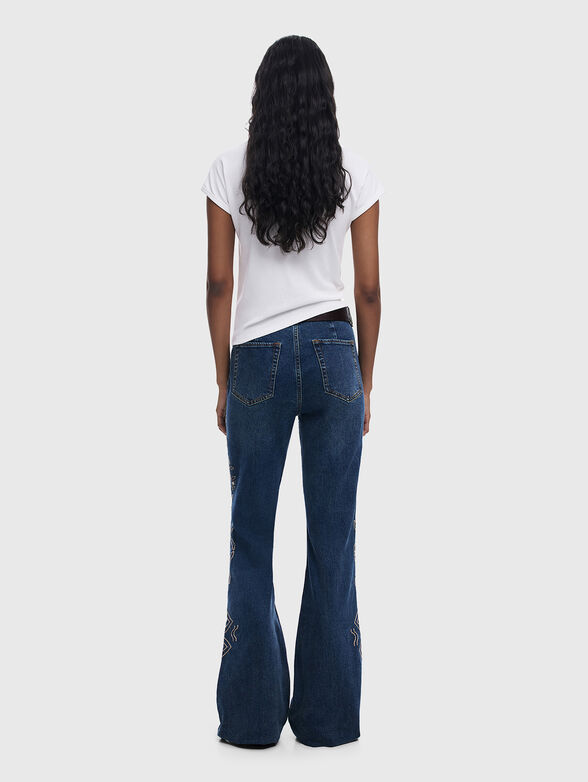 T-shirt with contrasting inscription - 3