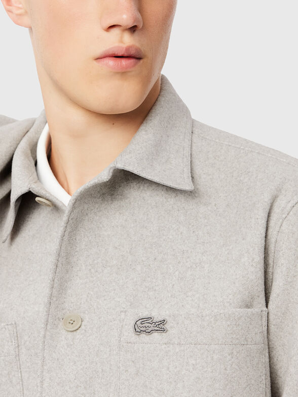 Flannel oversized shirt - 4