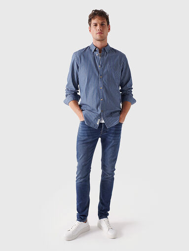 Skinny jeans with logo patch - 5