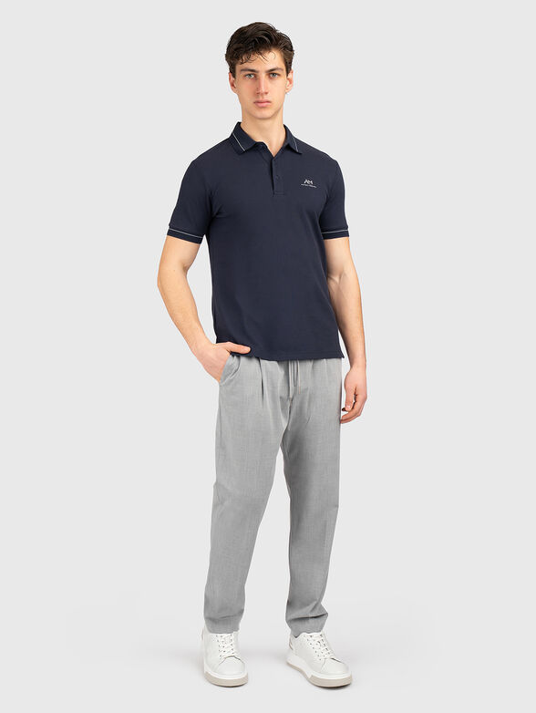 Short sleeve cotton polo shirt - 2