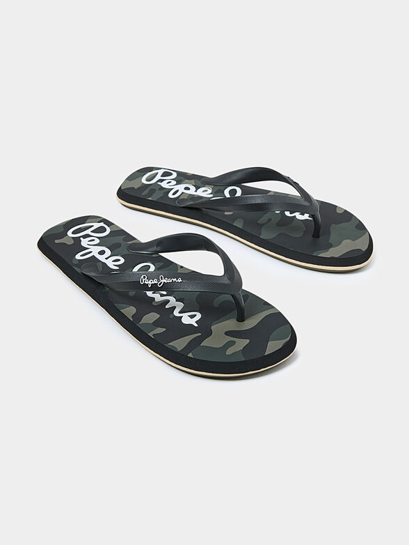 WHALE CAMO flip-flops - 2