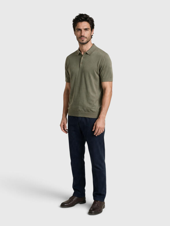 Polo shirt with cotton and silk - 2
