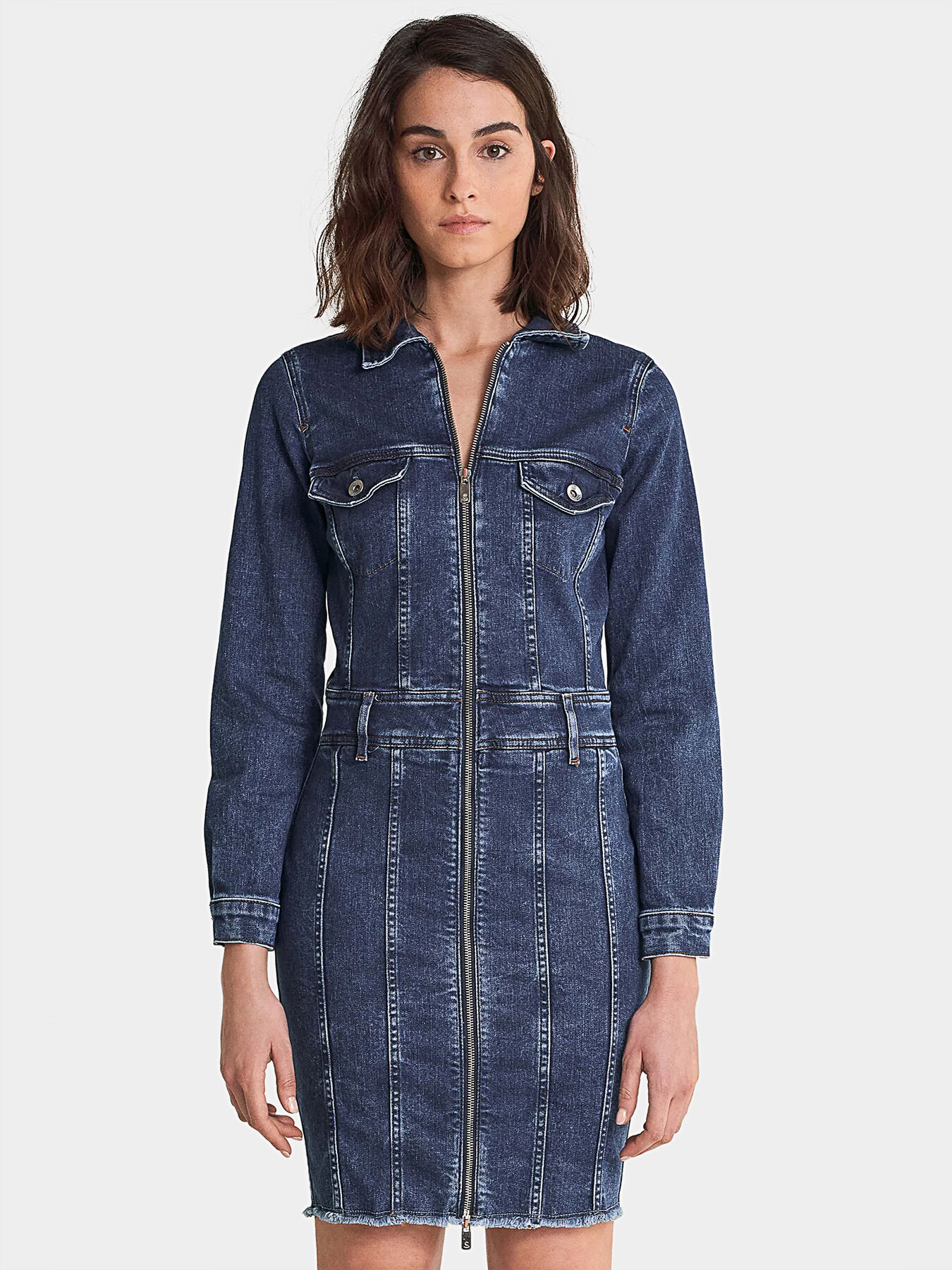 WONDER PUSH UP Denim dress brand Salsa Globalbrandsstore en
