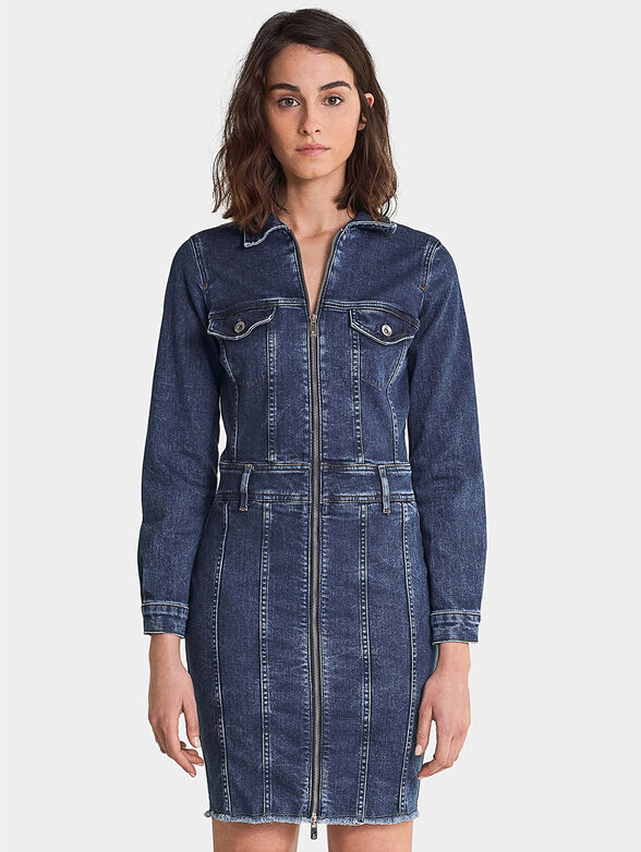 WONDER PUSH UP Denim dress - 1