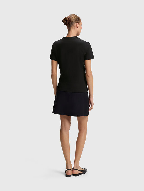 Cotton T-shirt with an embroidered logo - 3