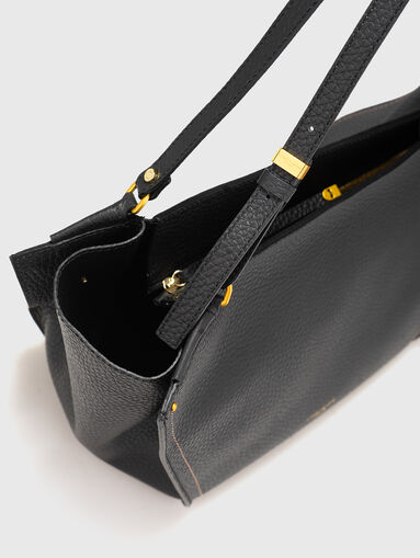 Black leather bag - 4