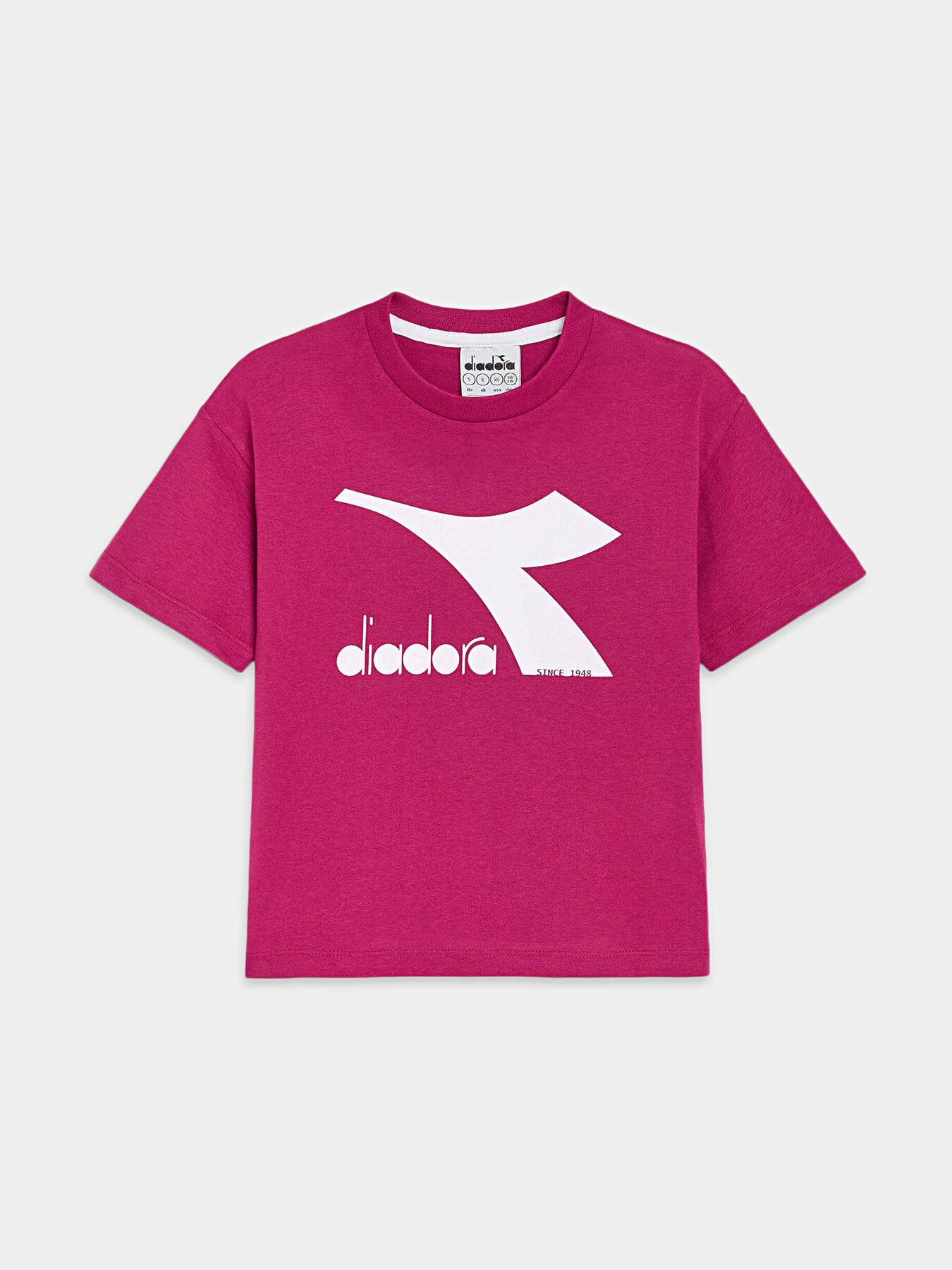 T-shirt in blue brand DIADORA — Globalbrandsstore.com/en
