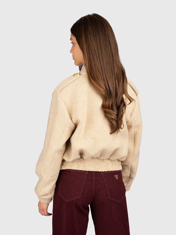 ROSY bomber jacket with lurex threads - 3